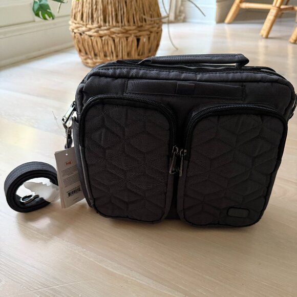 Lug Navigator Crossbody Bag - Brushed Grey - Picture 1 of 6